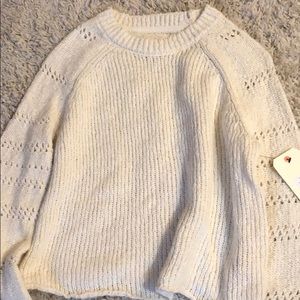 Knit crop too